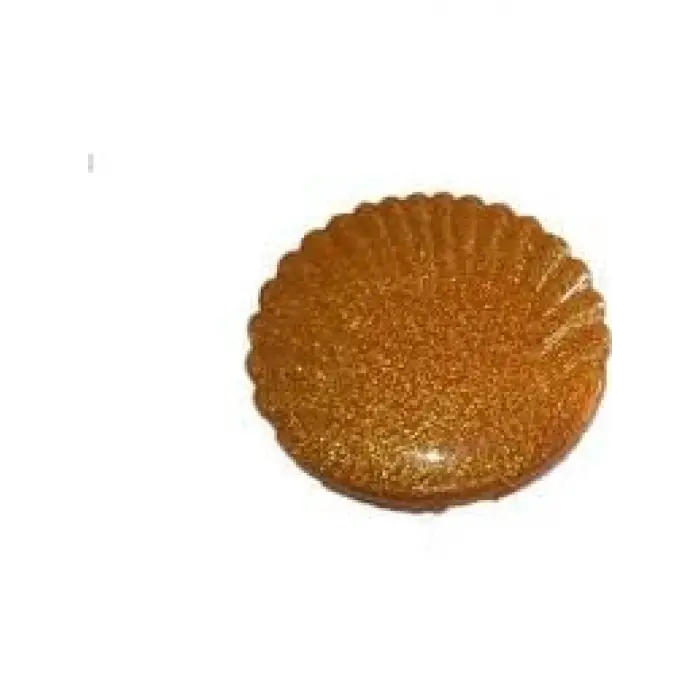 Makyaj Aynası Simli Altın Sarısı
