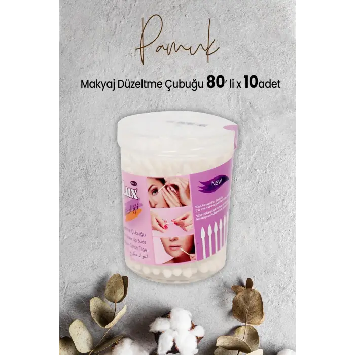 Makyaj Düzeltme Çubuğu 80li x 10 Adet