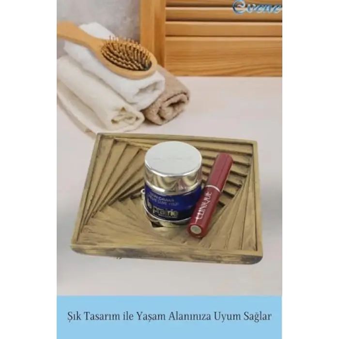 Makyaj Organizeri Altın Eskitme Model 3, e.kozmetikorganizermodel3