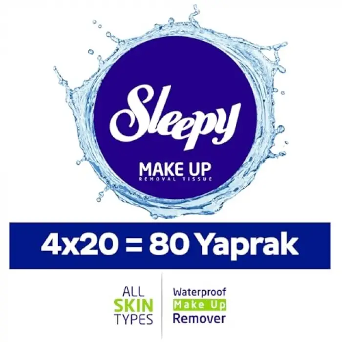 Makyaj Temizleme Mendili 4X20 Adet 80 Yaprak