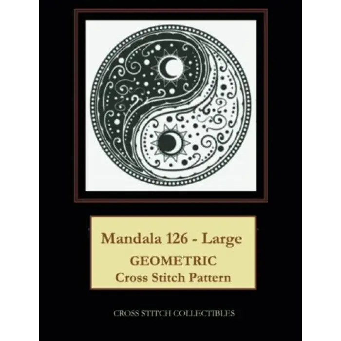 Mandala 126 - Large: Geometric Cross Stitch Pattern