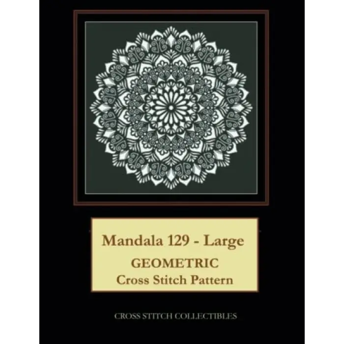 Mandala 129 - Large: Geometric Cross Stitch Pattern