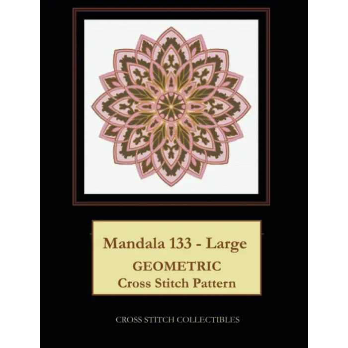 Mandala 133 - Large: Geometric Cross Stitch Pattern