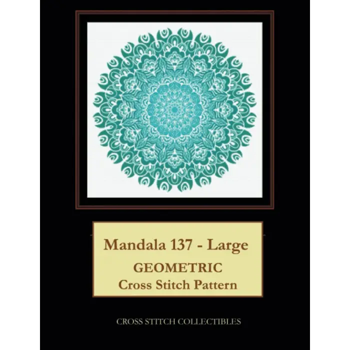 Mandala 137 - Large: Geometric Cross Stitch Pattern