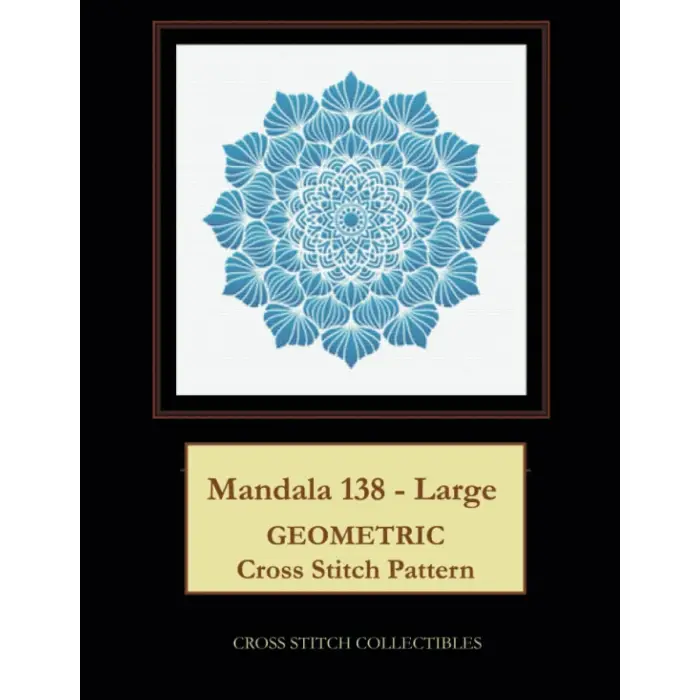 Mandala 138 - Large: Geometric Cross Stitch Pattern