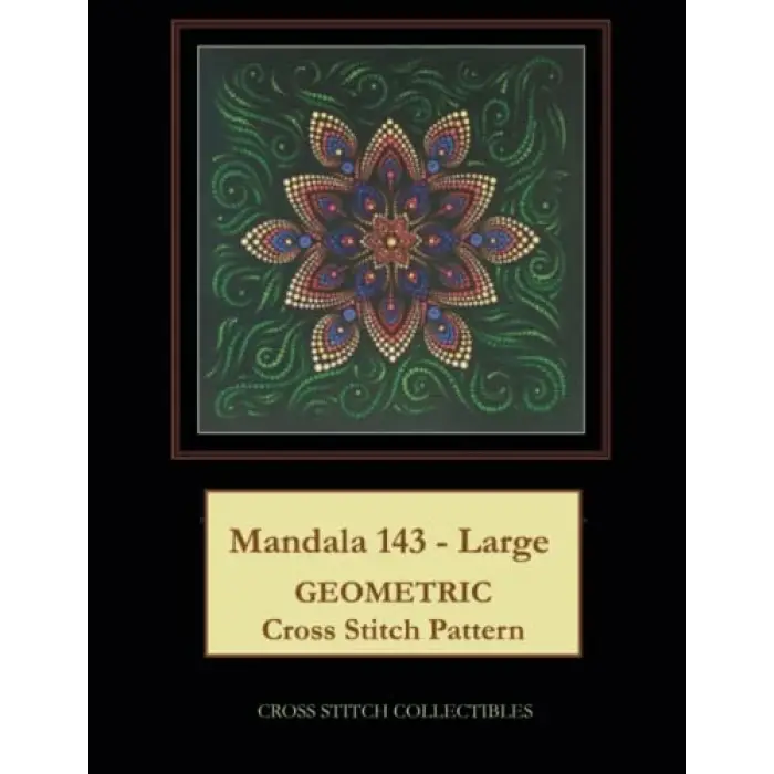 Mandala 143 - Large: Geometric Cross Stitch Pattern