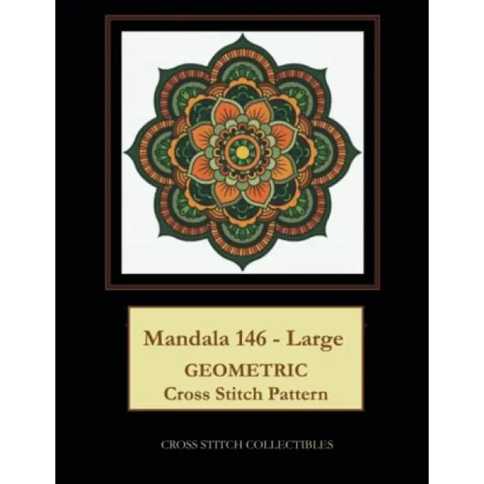 Mandala 146 - Large: Geometric Cross Stitch Pattern