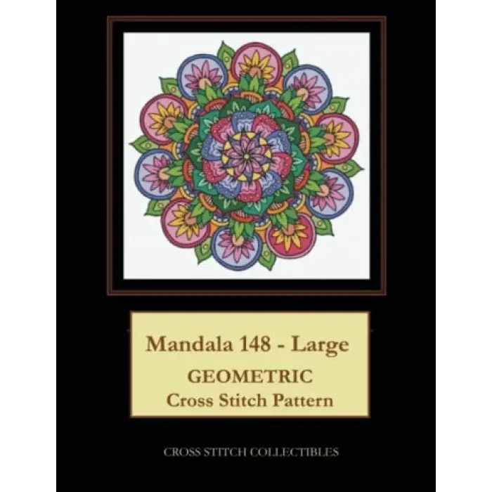 Mandala 148 - Large: Geometric Cross Stitch Pattern