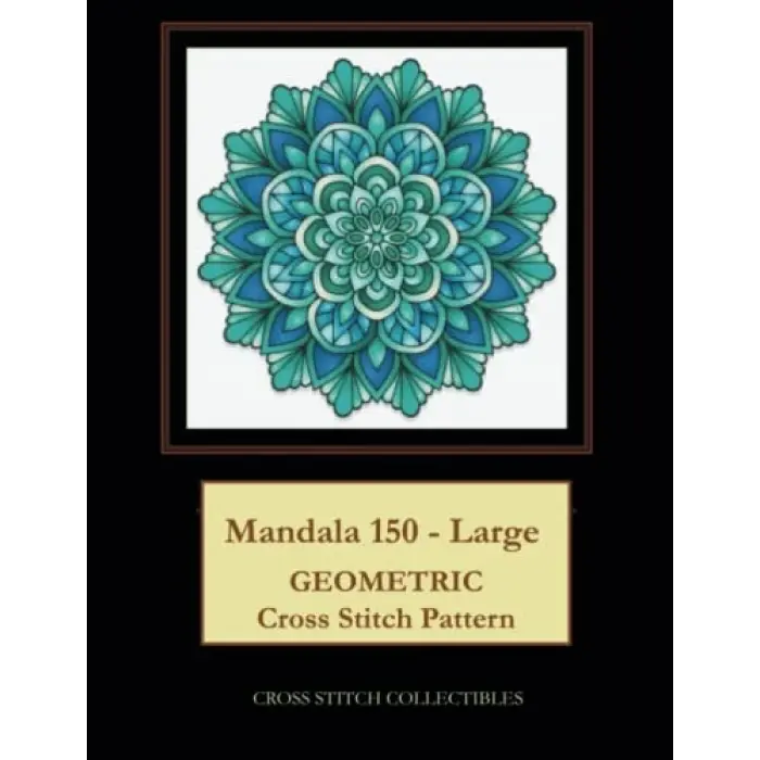 Mandala 150 - Large: Geometric Cross Stitch Pattern