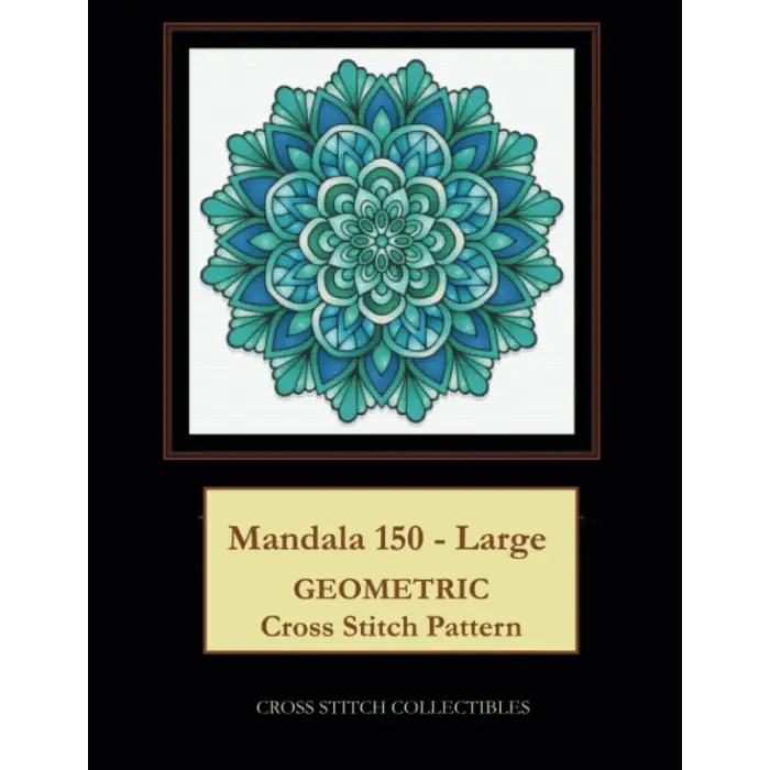 Mandala 150 - Large: Geometric Cross Stitch Pattern