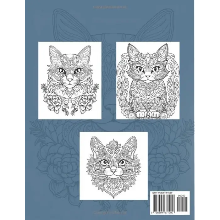 Mandala cat: page coloring mandala cat zen