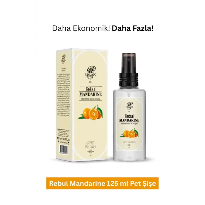 Mandalina Eau De Cologne 125 ml Kutulu