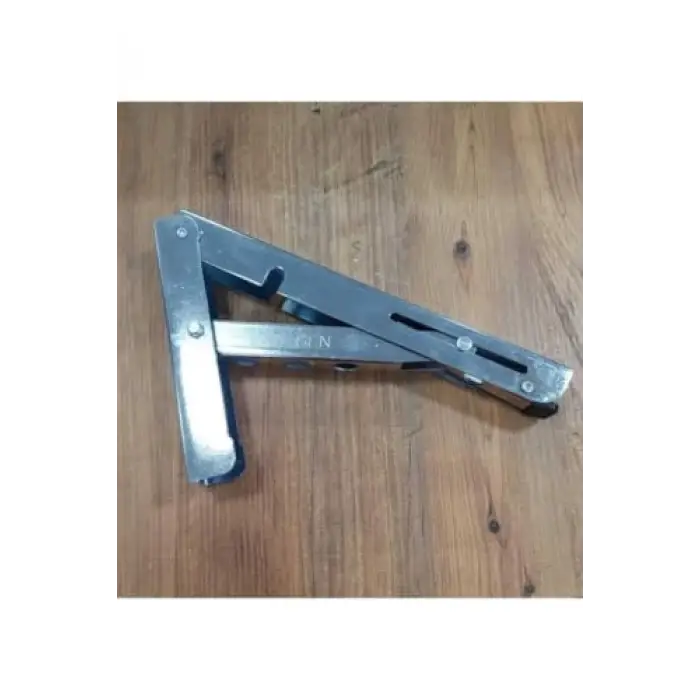 Mandallı Katlanabilir Masa Konsolu, Çinko, 30 cm, 1 Çift