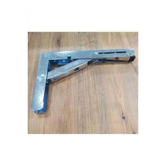Mandallı Katlanır Masa Ayağı, 1 Çift, Çinko, 40 cm
