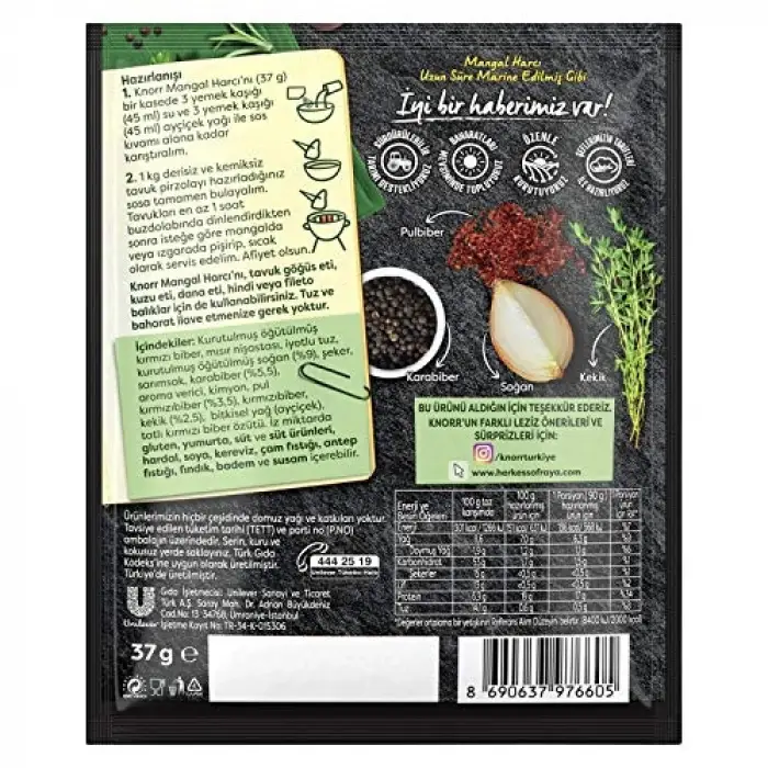 Mangal Harcı 37 g 2li set