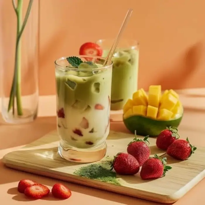 Mango ve Çilek Aromalı Matcha 50 g