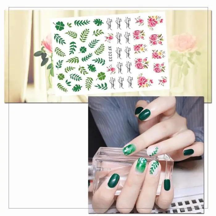Manikür için dekoratif sticker