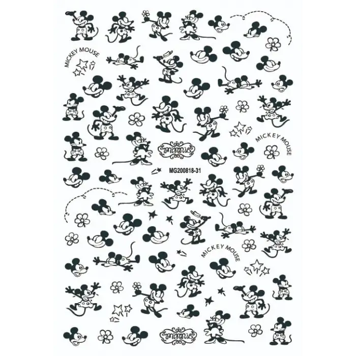 Manikür süsleme stickerı