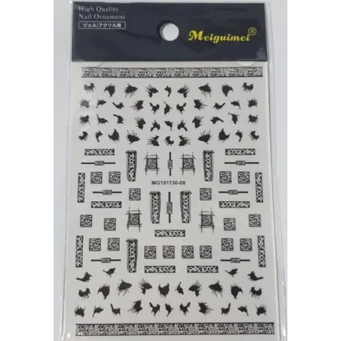 Manikür süsleme stickerı