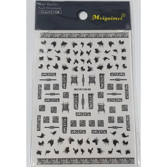 Manikür süsleme stickerı
