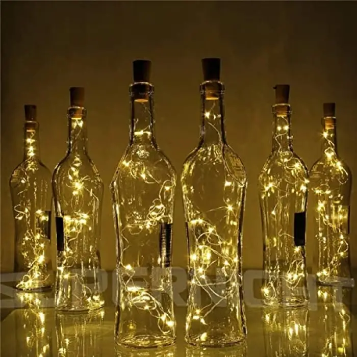 Mantar Tıpa Peri LED - 3 Metre - Günışığı (1 Adet)
