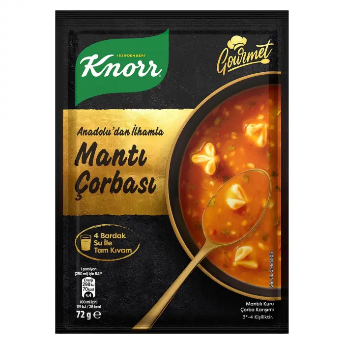 Mantı çorbası, 72 g