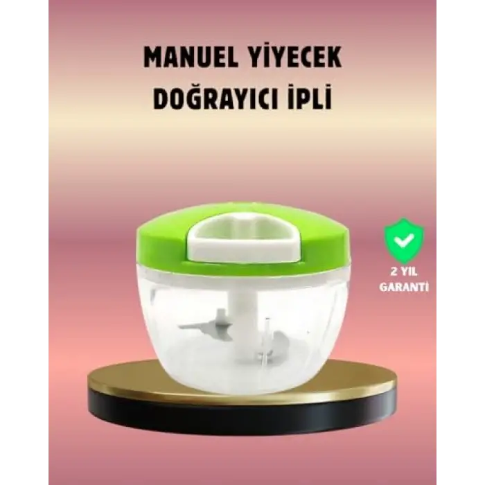 Manuel Mutfak Doğrayıcısı Kolay Temizlenebilir