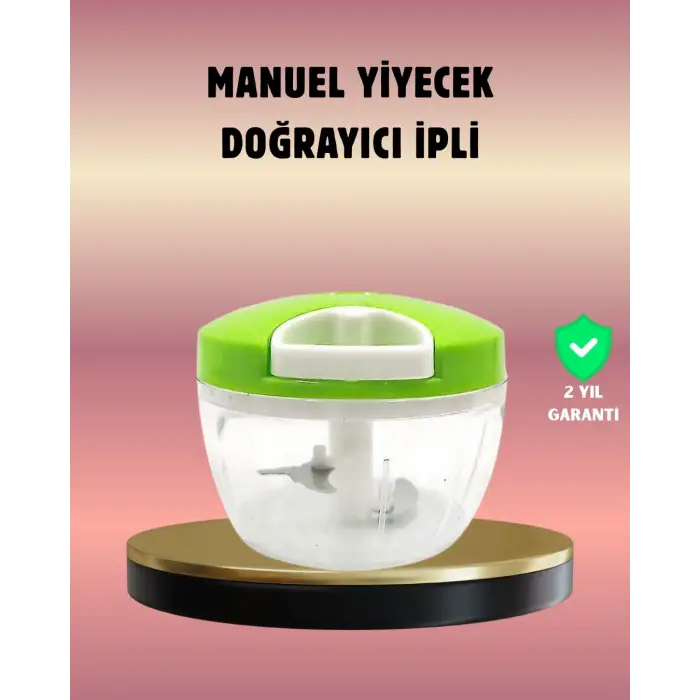 Manuel Mutfak Doğrayıcısı Kolay Temizlenebilir