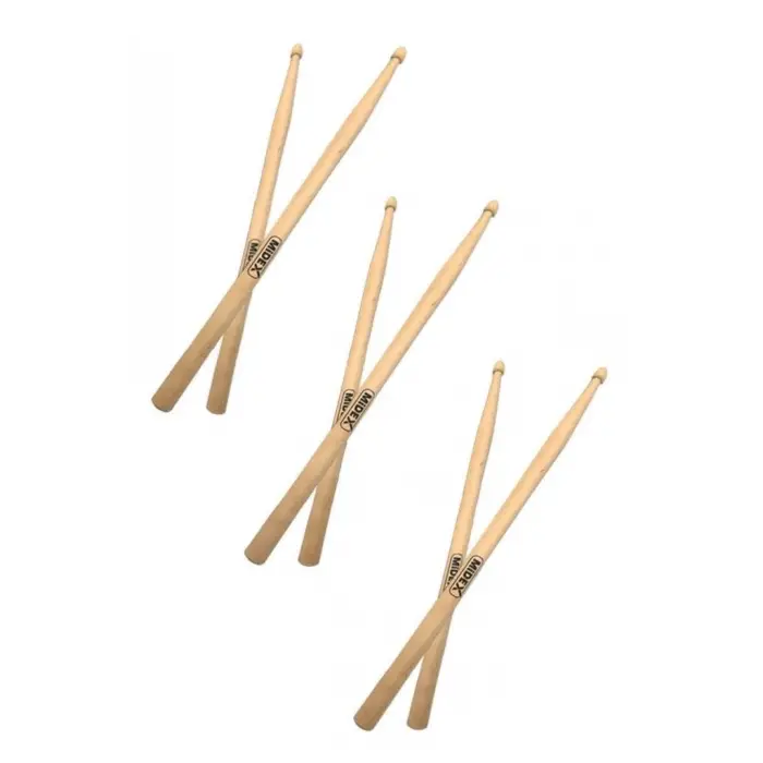 Maple-100-5A-3X Ahşap Akçaağaç Bateri Bageti, 5A, 3 Çift