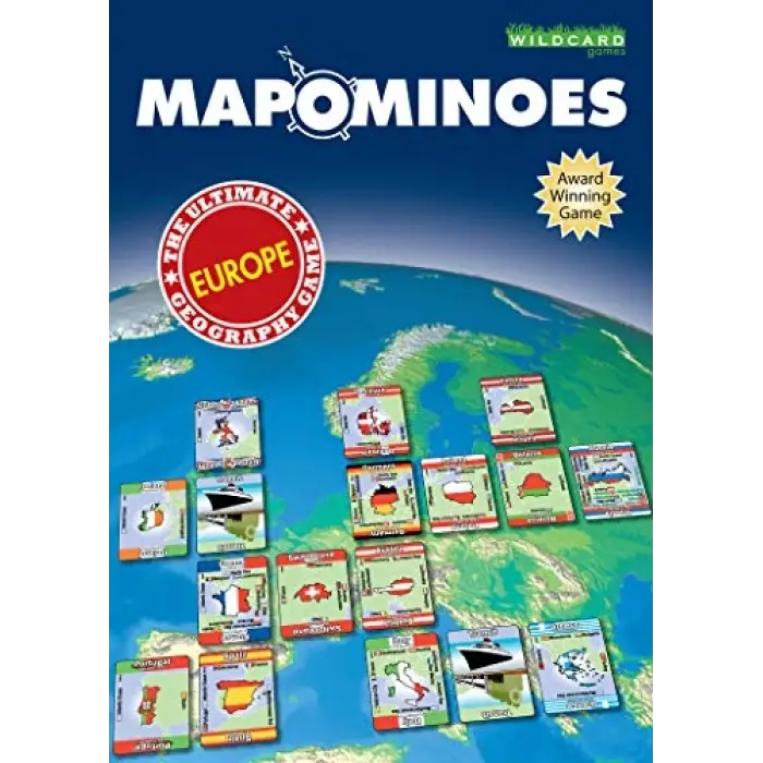 Mapominoes Avrupa – Erdkunde-kart oyunu