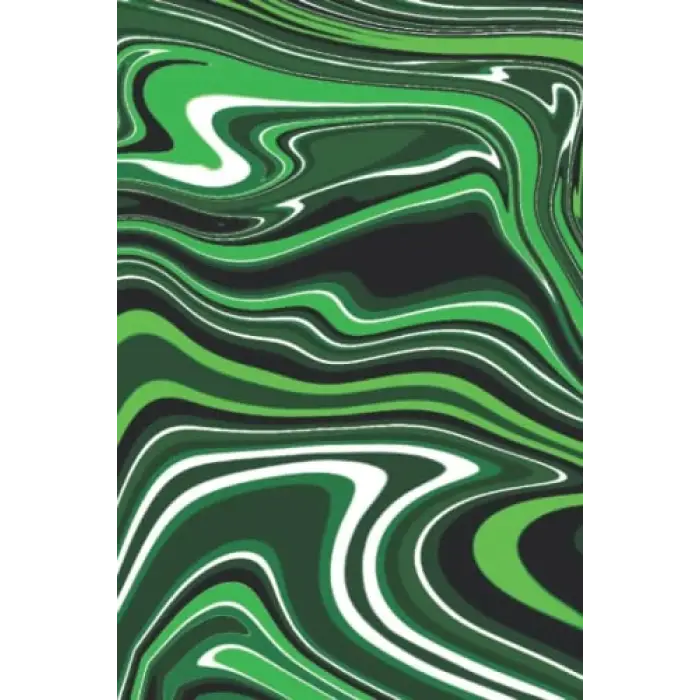 Marbleized Green Journal