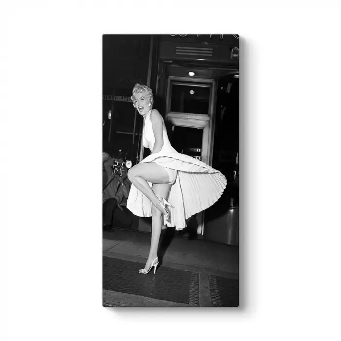 Marilyn Monroe Etek Tablosu 70 x 140