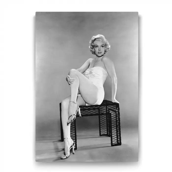 Marilyn Monroe Pozu Temalı Duvar Tablosu, 50x75 cm