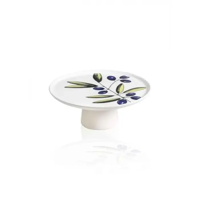 [marka] Olivos Ayaklı Servis Tabağı 10x26 cm