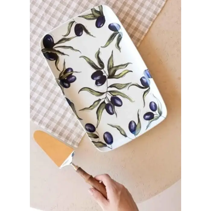 [marka] Olivos Dikdörtgen Servis Tabağı 31x20 cm OVS0016
