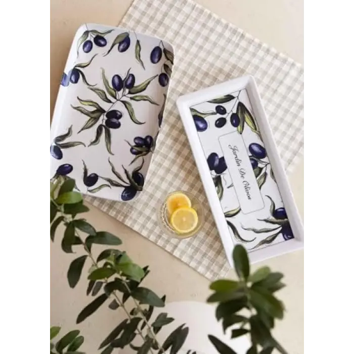 [marka] Olivos Dikdörtgen Servis Tabağı 31x20 cm OVS0016