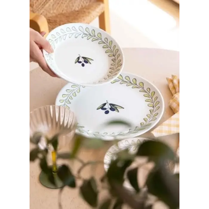 [marka] Olivos Yemek Tabağı 6lı Set 20 cm OVS0012