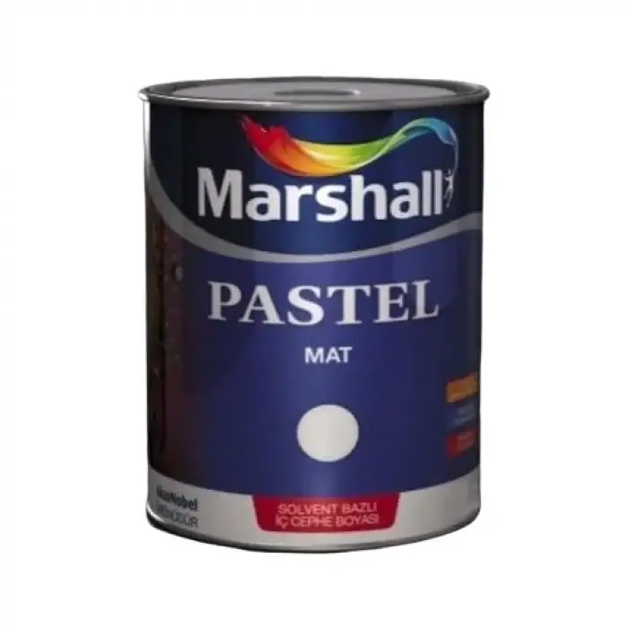 Marshall Pastel Mat 0.75 L Beyaz Boya