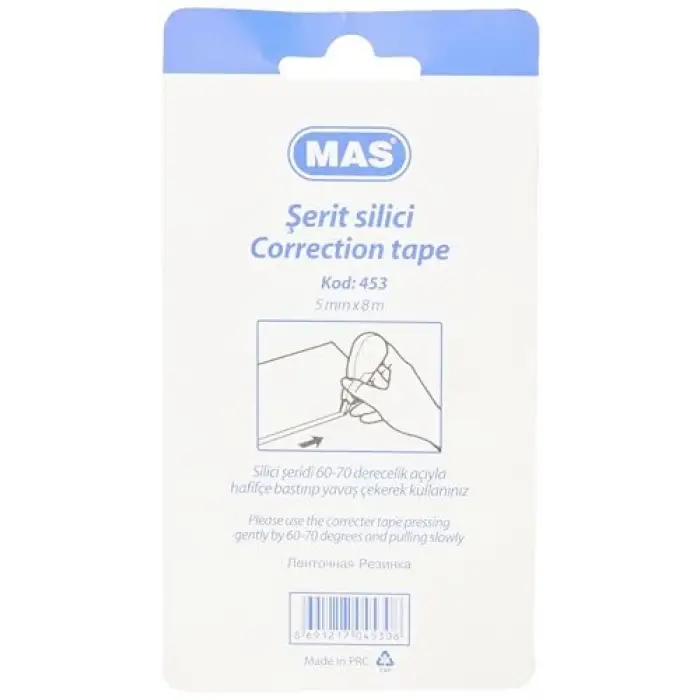 Mas 453 Şerit Silici, 5 mm x 8 m, Midi