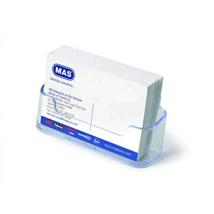 Mas 486 Oval Şeffaf Kartvizitlik