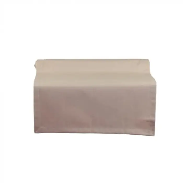 Masa Örtüsü Runner, Pamuk Polyester Karışım, 40x150 cm (Pudra)