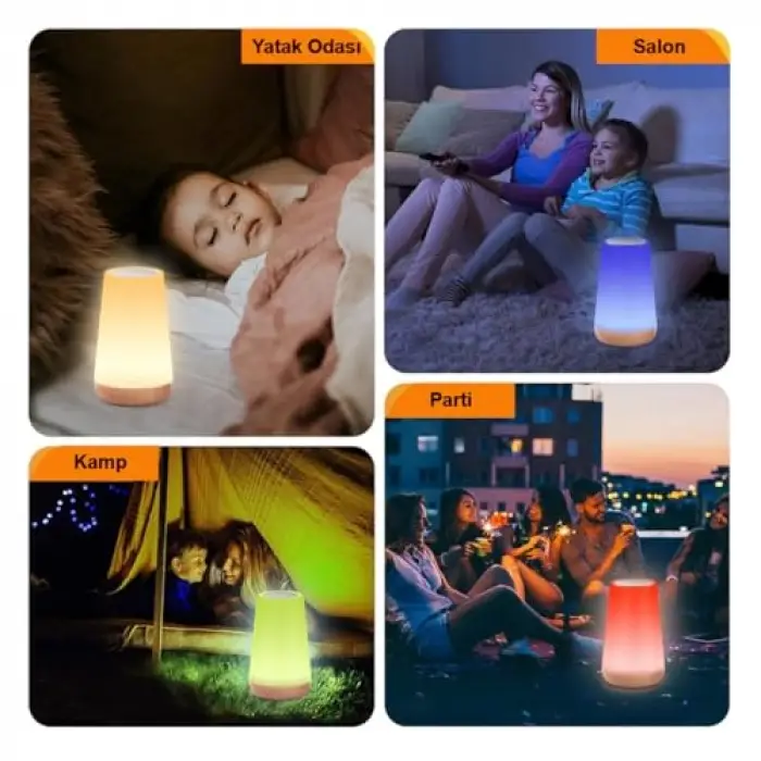 Masaüstü Şarjlı LED Aydınlatma Gece Lambası/GT-CL11