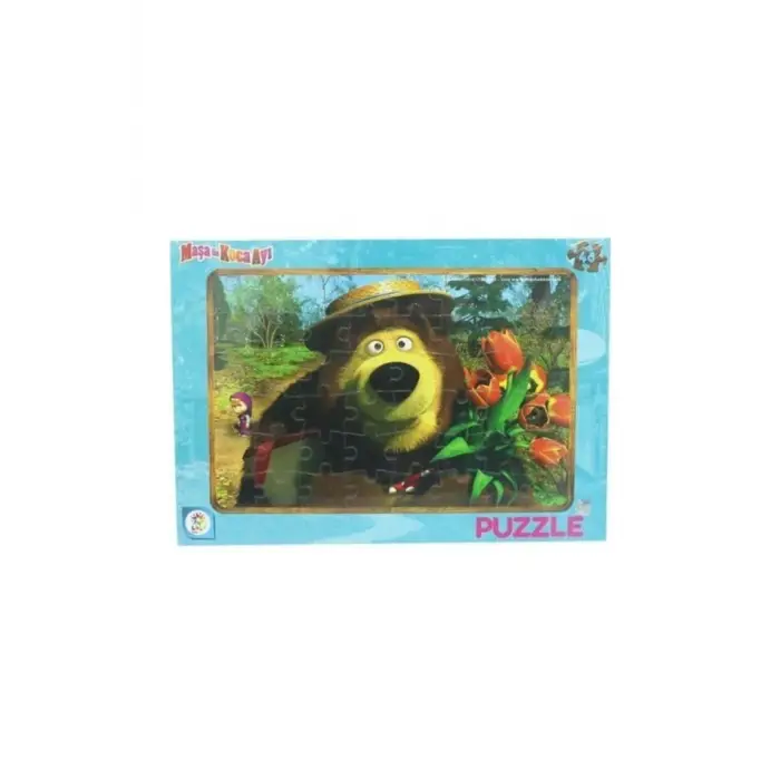 Masha Koca Ayı 48 Parça Frame Puzzle (Kapak değişebilir)