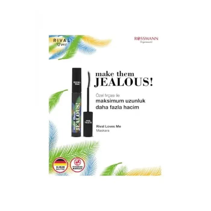 Maskara Make Them Jealous, 9 ml, Siyah