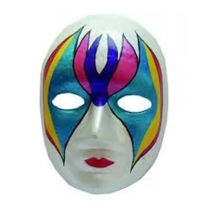 Maske Karton Boyanabilir