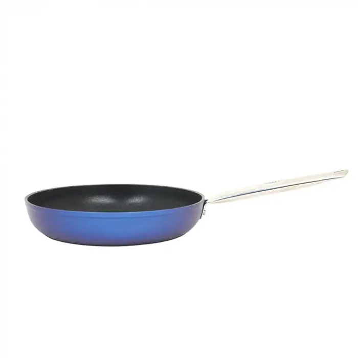Master Titanium 20Cm Tava, Çelik Sap Metalik Mavi