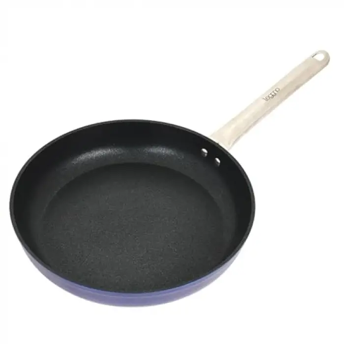 Master Titanium 28Cm Tava, Çelik Sap Metalik Mavi