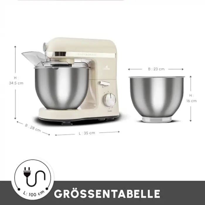 Mastermaid Chef Mutfak Şefi Iconic 1500 W Stand Mikser