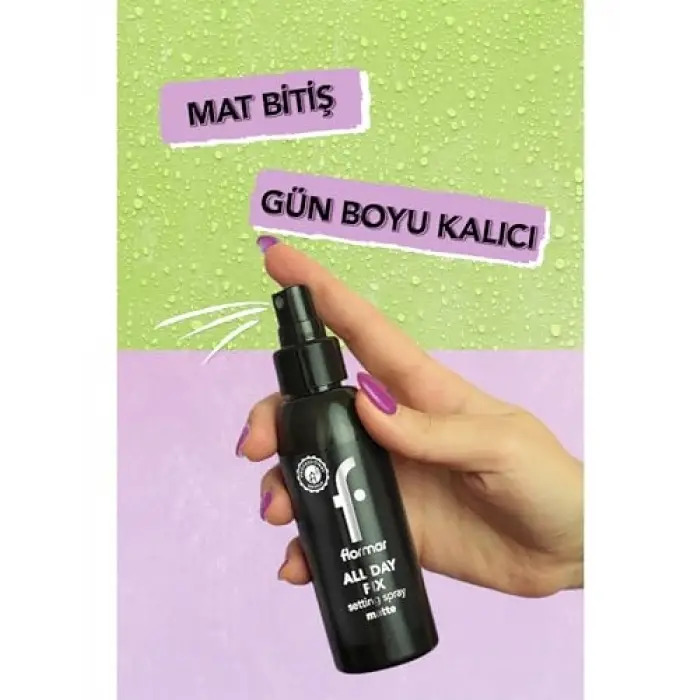 Mat Bitişli Makyaj Sabitleme Spreyi