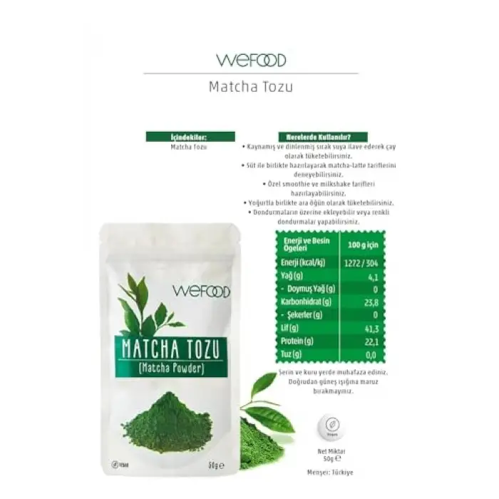 Matcha Tozu 50 g, 2li Paket